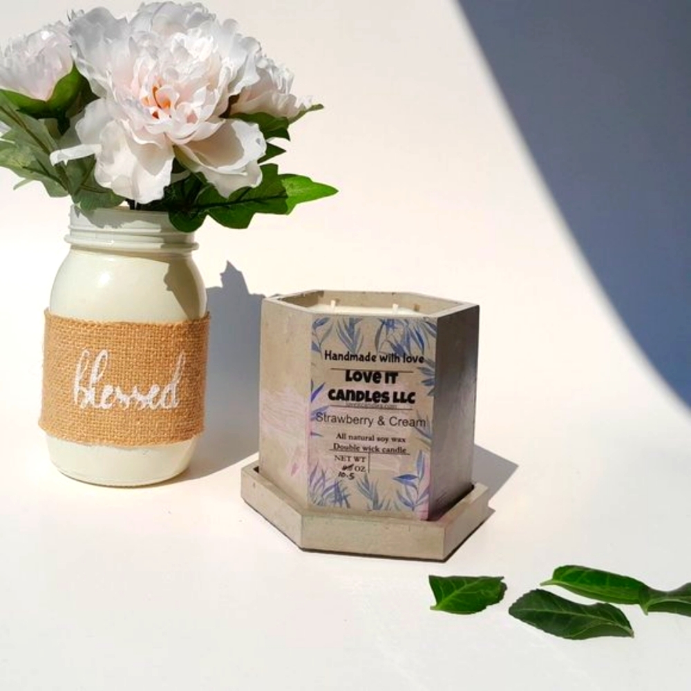 Happy Time all-natural soy wax candle 10.5 oz